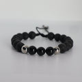 Silver Black Bracelet